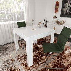 Обеденный стол Asir Single 90, белый цена и информация | Кухонные и обеденные столы | kaup24.ee