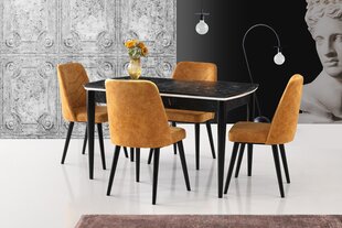 Стол обеденный Kalune Design Vega 1132, черный цена и информация | Кухонные и обеденные столы | kaup24.ee