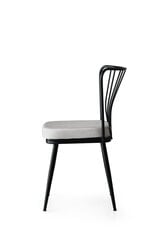 2-tooliline komplekt Kalune Design Yildiz 940 V2, valge/must hind ja info | Söögitoolid, baaritoolid | kaup24.ee