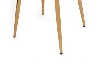 2 tooliga komplekt Kalune Design Yildiz 927 V2, pruun/kuldne hind ja info | Söögitoolid, baaritoolid | kaup24.ee