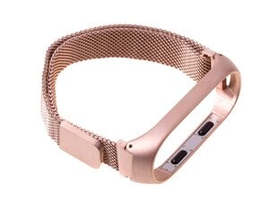 Belt Xiaomi Mi Band 3/ Xiaomi Mi Band 4 magnet - rose gold hind ja info | Nutikellade ja nutivõrude tarvikud | kaup24.ee