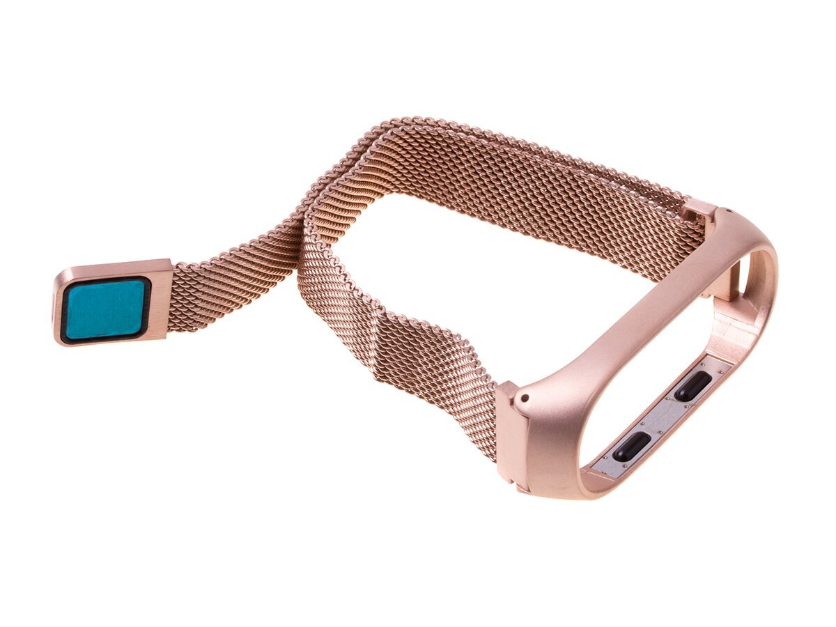 Belt Xiaomi Mi Band 3/ Xiaomi Mi Band 4 magnet - rose gold hind ja info | Nutikellade ja nutivõrude tarvikud | kaup24.ee