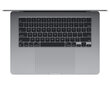 MacBook Air 15" Apple M3 chip with 8-core CPU and 10-core GPU, 8GB, 256GB SSD - Space Grey - MRYM3KS/A цена и информация | Sülearvutid | kaup24.ee