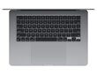 MacBook Air 15" Apple M3 chip with 8-core CPU and 10-core GPU, 8GB, 256GB SSD - Space Grey - MRYM3RU/A цена и информация | Sülearvutid | kaup24.ee