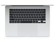 MacBook Air 15" Apple M3 chip with 8-core CPU and 10-core GPU, 8GB, 256GB SSD - Silver - MRYP3RU/A цена и информация | Sülearvutid | kaup24.ee