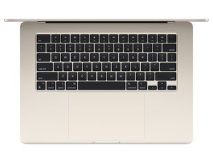 MacBook Air 15" Apple M3 chip with 8-core CPU and 10-core GPU, 8GB, 256GB SSD - Starlight - MRYR3RU/A цена и информация | Ноутбуки | kaup24.ee