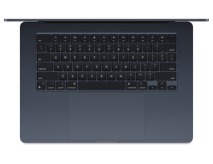 MacBook Air 15" Apple M3 chip with 8-core CPU and 10-core GPU, 8GB, 256GB SSD - Midnight - MRYU3KS/A hind ja info | Sülearvutid | kaup24.ee