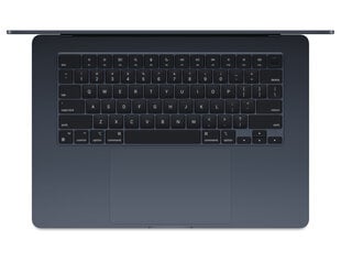 MacBook Air 15" Apple M3 chip with 8-core CPU and 10-core GPU, 8GB, 512GB SSD - Midnight - MRYV3ZE/A hind ja info | Sülearvutid | kaup24.ee