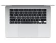 MacBook Air 15" Apple M3 chip with 8-core CPU and 10-core GPU, 16GB, 512GB SSD - Silver - MXD23RU/A hind ja info | Sülearvutid | kaup24.ee