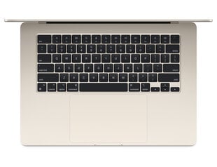 MacBook Air 15" Apple M3 chip with 8-core CPU and 10-core GPU, 16GB, 512GB SSD - Starlight - MXD33KS/A цена и информация | Ноутбуки | kaup24.ee