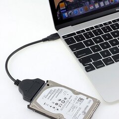 USB-C 3.1 adapter SATA 22 Pin HDD SSD jaoks цена и информация | Адаптеры и USB-hub | kaup24.ee