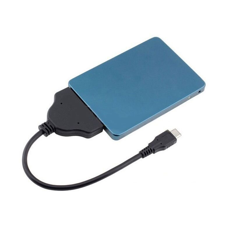 USB-C 3.1 adapter SATA 22 Pin HDD SSD jaoks hind ja info | USB jagajad, adapterid | kaup24.ee