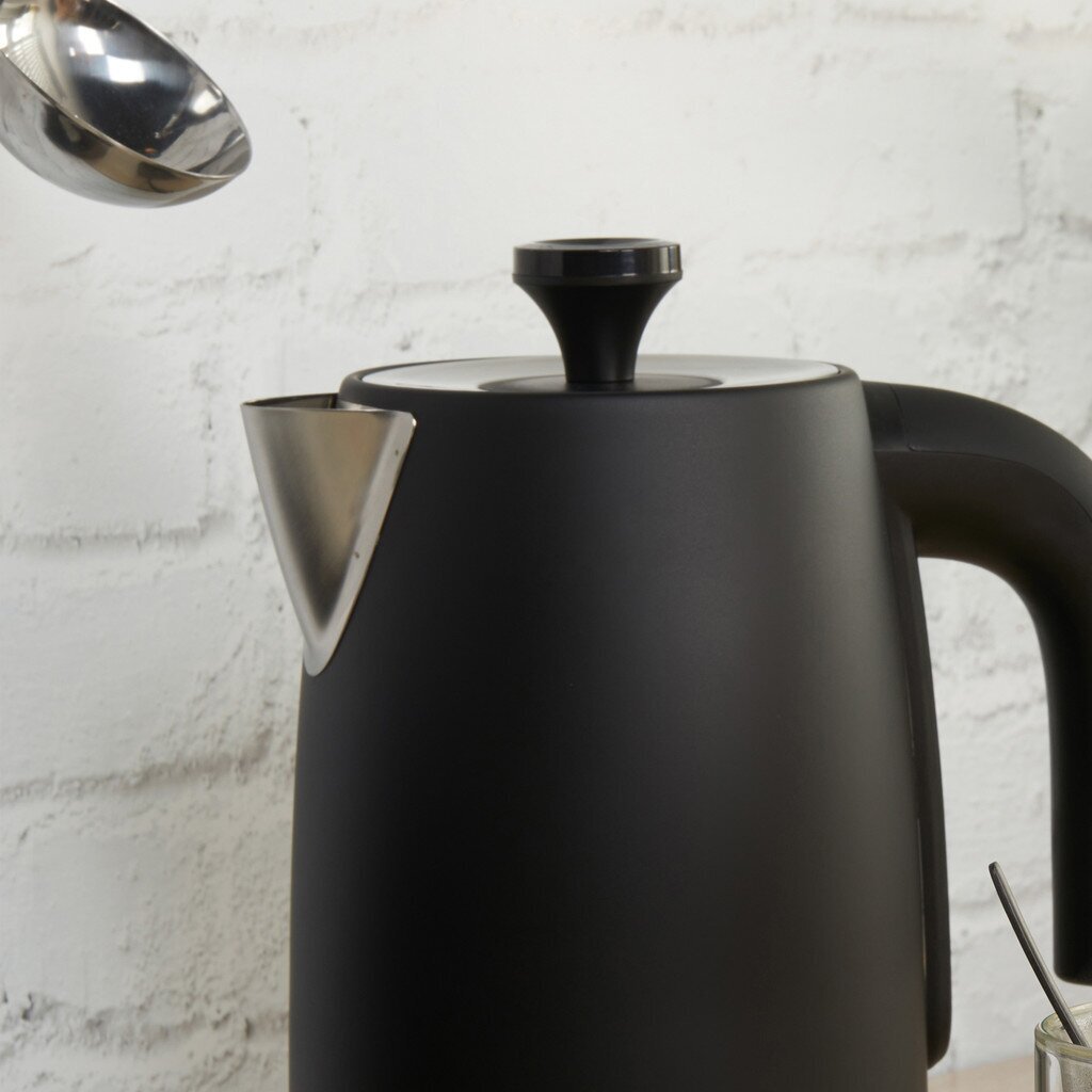 Petra PT5632MBLKVDE 3KW Kettle matte black цена и информация | Veekeetjad | kaup24.ee