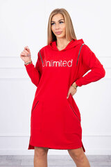 Элегантное платье с красным поясом BO00346-2-1-6 цена и информация | Платья | kaup24.ee