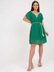 Kleit naistele, roheline цена и информация | Платья | kaup24.ee