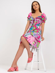 розовое летнее испанское платье с принтами цена и информация | Платья | kaup24.ee