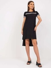 Черное трикотажное платье для женщин цена и информация | Платья | kaup24.ee