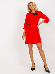 ярко-красное коктейльное платье-карандаш с брошью цена и информация | Платья | kaup24.ee