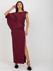 фиолетовое блестящее вечернее платье макси с разрезом цена и информация | Платья | kaup24.ee