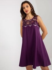 фиолетовое коктейльное платье с аппликацией из пайеток цена и информация | Платья | kaup24.ee
