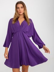 темно-фиолетовое воздушное платье зейна с v-образным вырезом цена и информация | Платья | kaup24.ee