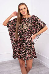 Kleit naistele 23919, pruun hind ja info | Kleidid | kaup24.ee