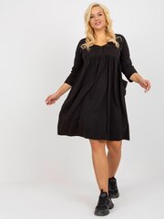 Женское платье больших размеров, черное цена и информация | Платья | kaup24.ee