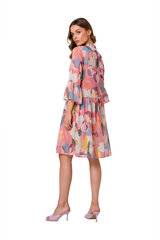 Kleit naistele S337, roosa hind ja info | Kleidid | kaup24.ee