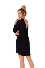 M740 Платье-рубашка с цепочкой - черный цена и информация | Платья | kaup24.ee