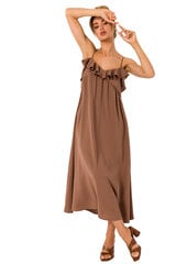 Kleit naistele M743, pruun hind ja info | Kleidid | kaup24.ee