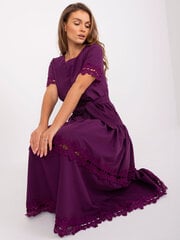 светло-фиолетовое ажурное испанское платье с окантовкой цена и информация | Платья | kaup24.ee