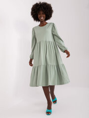 темно-зеленое женское хлопковое платье maretta rue paris цена и информация | Платья | kaup24.ee