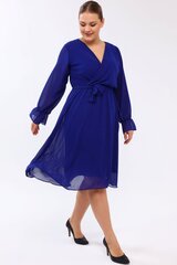 Kleit naistele F4004, sinine hind ja info | Kleidid | kaup24.ee