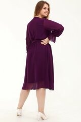 Развевающееся фиолетовое платье на бретеле. F4004-VI-44/46 цена и информация | Платья | kaup24.ee