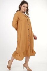 Kleit naistele V428, kollane hind ja info | Kleidid | kaup24.ee