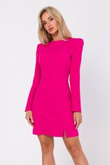 M753 Платье с декоративными обтянутыми пуговицами - розовое цена и информация | Платья | kaup24.ee
