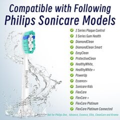 BrightDeal Philips Sonicare, 8 tk hind ja info | Elektriliste hambaharjade otsikud | kaup24.ee