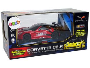 Corvette kaugjuhitav sportauto, punane hind ja info | Poiste mänguasjad | kaup24.ee