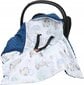 Kapuutsiga tekk turvahälli jaoks Babymam, 80x80 cm, blue hind ja info | Autoistmete lisavarustus | kaup24.ee