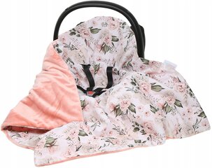 Одеяло на автокресло Babymam, 100x100 cm, pink цена и информация | Аксессуары для автокресел | kaup24.ee