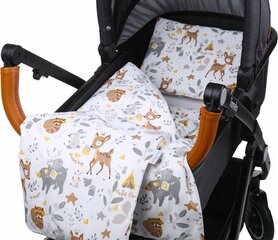 Babymam детский комплект постельного белья в коляску, 70х80 см, 4 части цена и информация | Детское постельное бельё | kaup24.ee