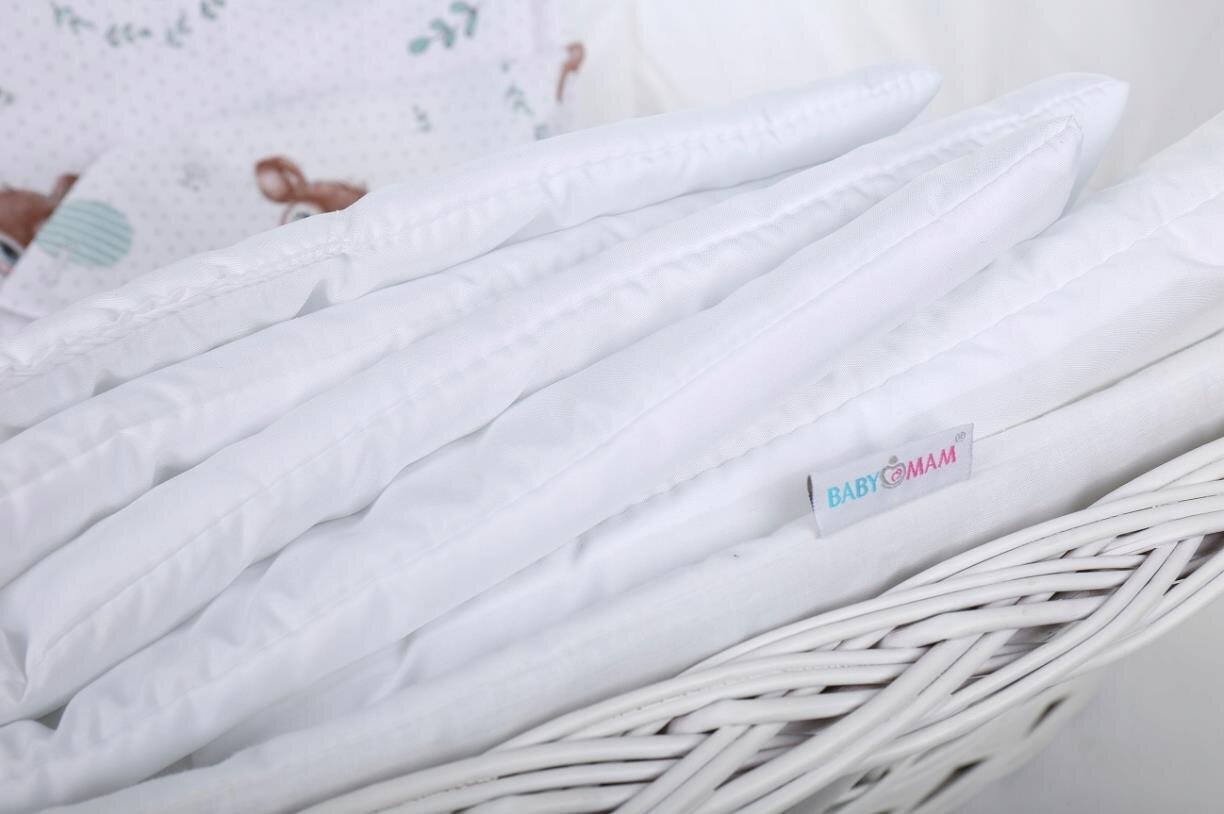 Babymam laste voodipesu komplekt vankrile, 70x80 cm, 4 osa цена и информация | Beebide ja laste voodipesu | kaup24.ee