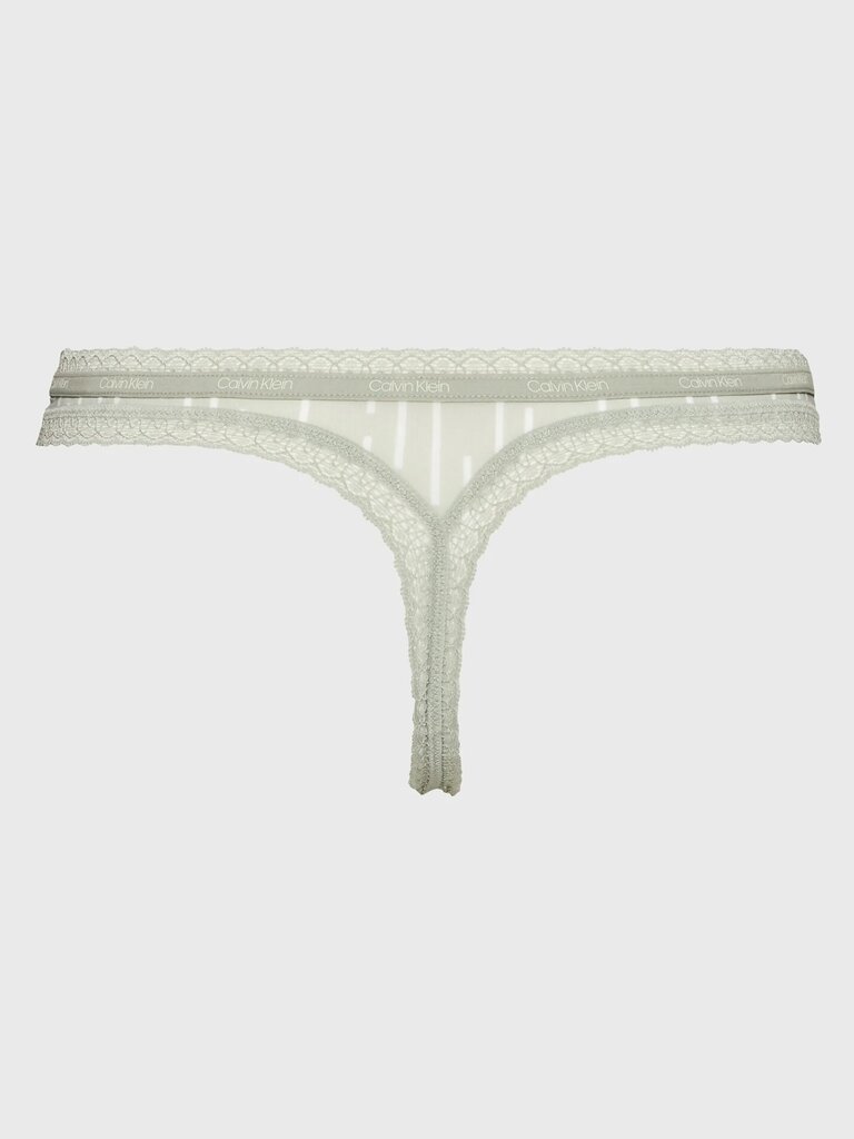 Stringid naistele Calvin Klein Thong 3 paari, helesinine, hall, roosa, 000QD3802E 6VW, 4500422612 hind ja info | Naiste aluspüksid | kaup24.ee