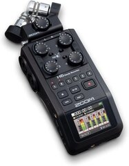 Zoom H6BLK, Black hind ja info | Mikrofonid | kaup24.ee