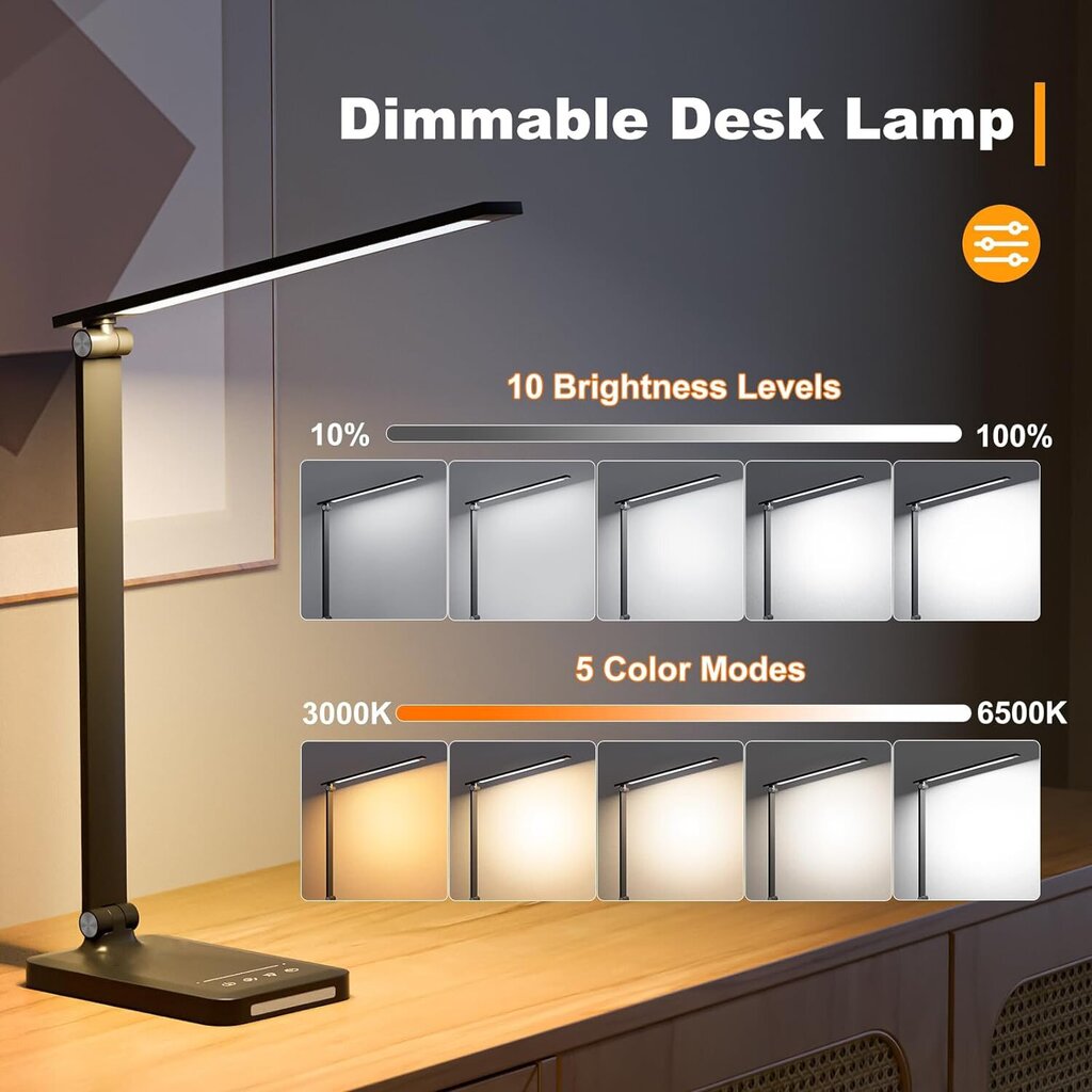 Smart LED laualamp G.Lux GD-Simo-T Black hind ja info | Laualambid | kaup24.ee