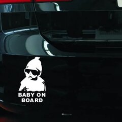 Autokleebis Baby on board hind ja info | Akna toonkiled | kaup24.ee