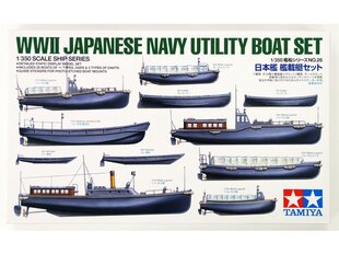 Tamiya - WWII Japanese Navy Utility Boat Set, 1/350, 78026 hind ja info | Klotsid ja konstruktorid | kaup24.ee