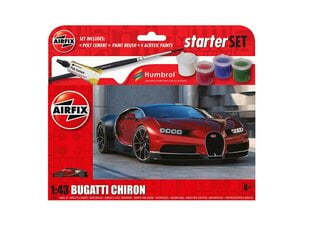 Подарочный набор Airfix - Bugatti Chiron, 1/43, A55005 цена и информация | Конструкторы и кубики | kaup24.ee