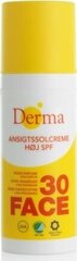 Päikesekaitsekreem näole Derma Sun Ansigtssolcreme SPF30, 50ml цена и информация | Кремы от загара | kaup24.ee