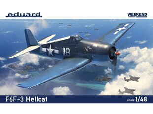 Eduard - Grumman F6F-3 Hellcat Weekend Edition, 1/48, 84194 цена и информация | Конструкторы и кубики | kaup24.ee